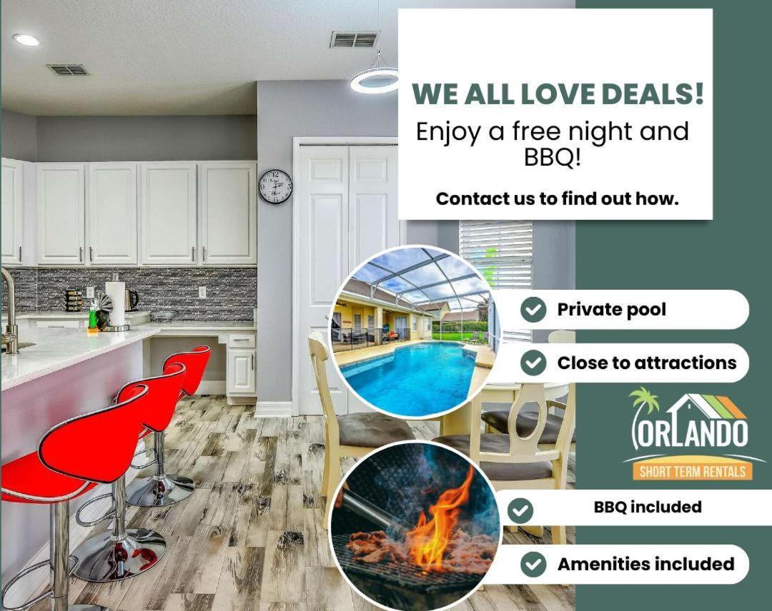 Private Pool, Game Room, Near Disney And Universal!! Orlando Exterior photo