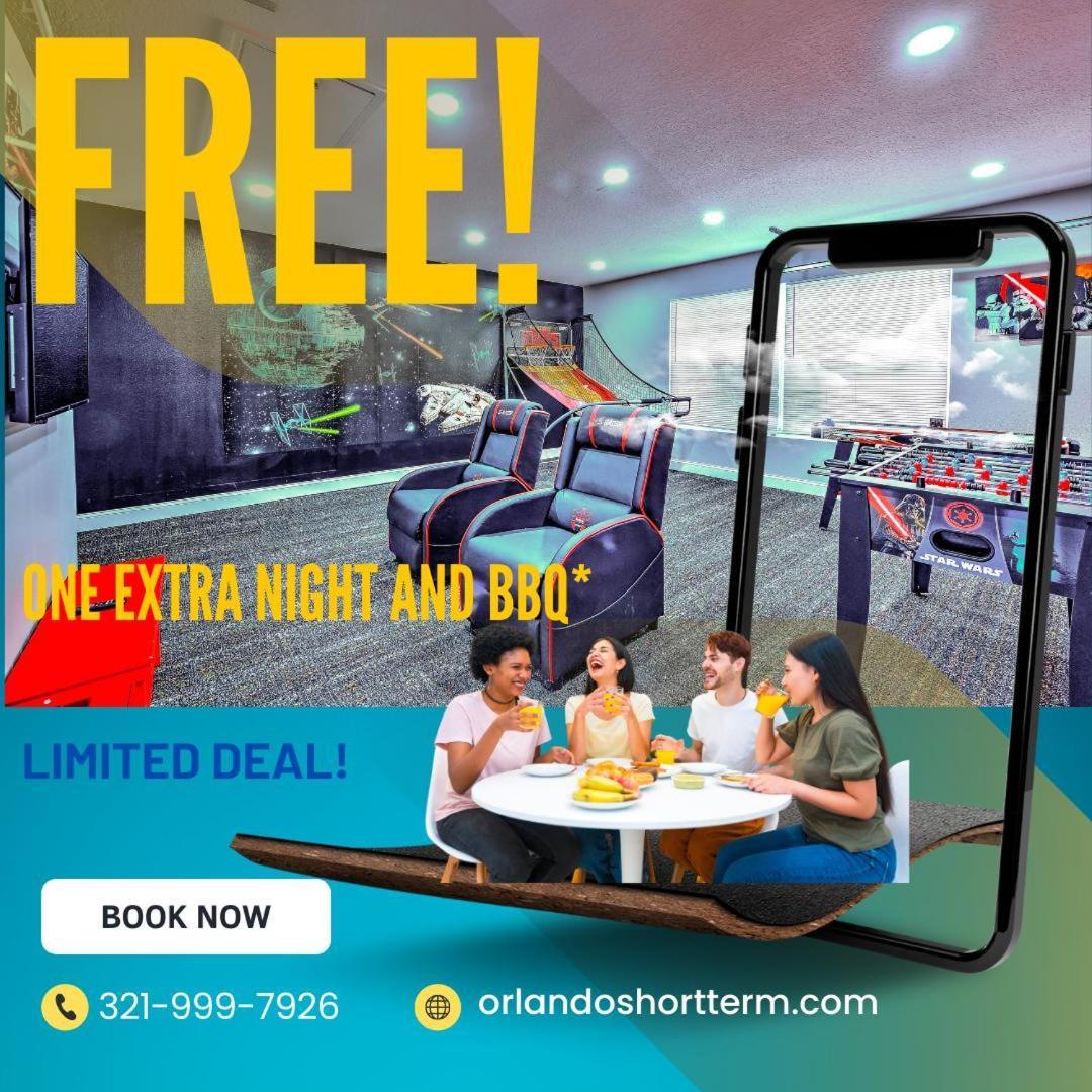 Private Pool, Game Room, Near Disney And Universal!! Orlando Exterior photo